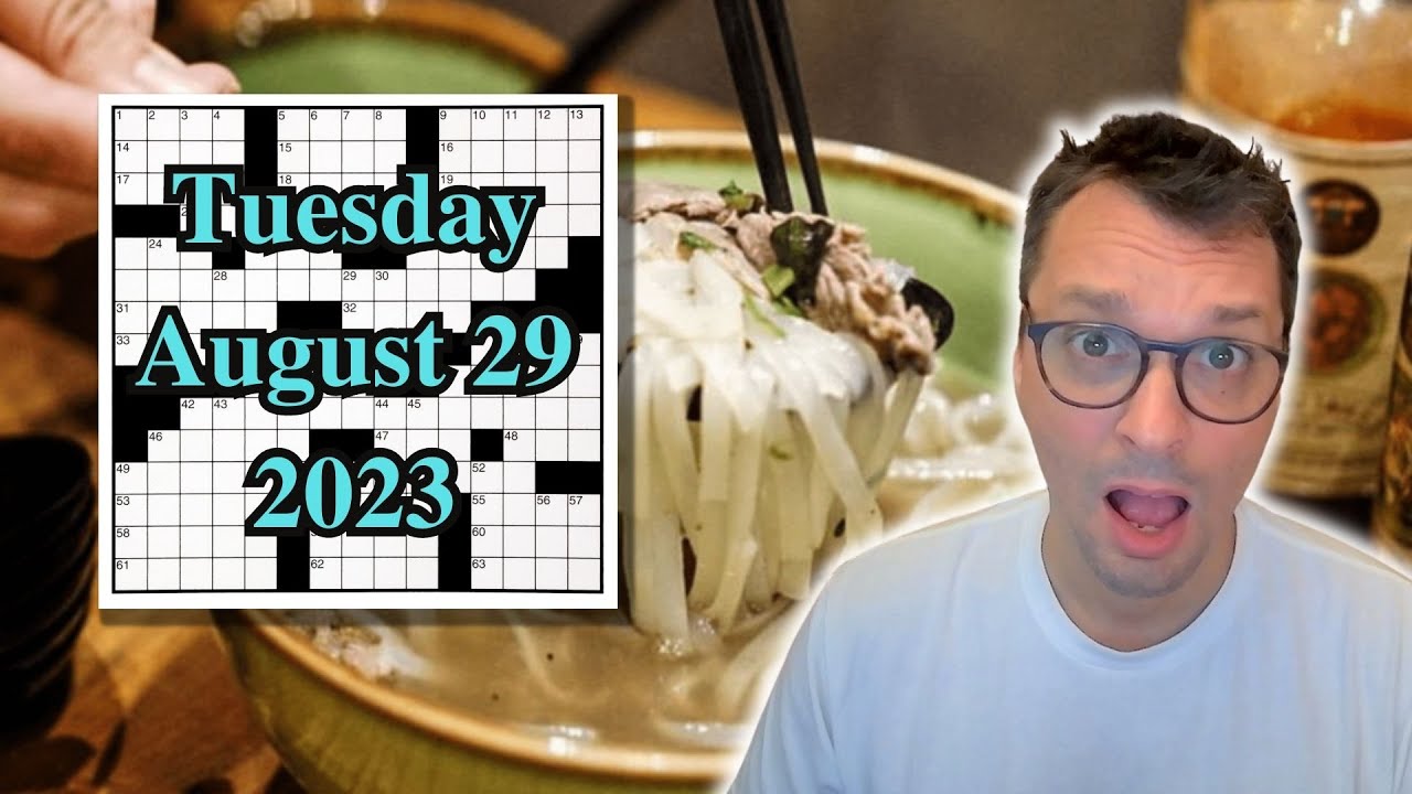 CAN YOU SPOT MY MISTAKE? Tuesday New York Times Crossword puzzle