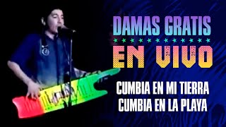 Video thumbnail of "Damas Gratis - En vivo en el Luna Park - Cumbia en mi tierra, Cumbia en la playa"