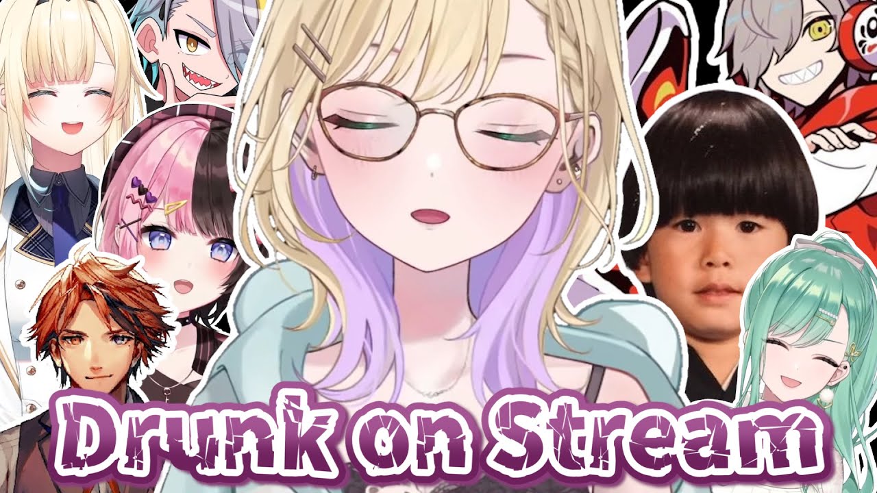 Kurumi Noah getting drunk on stream is YABAI [VSPO ENG Sub - Kurumi Noah]