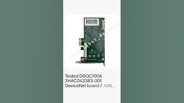 Tested DSQC1006 3HAC043383-001 DeviceNet board F ABB Robot controller cabinet