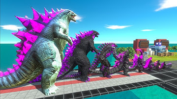 EVOLUTION of Void GODZILLA Size Comparison vs Team GODZILLA 2014 x KING KONG + MECHAGODZILLA 2021