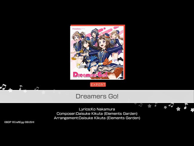 🎸BanG Dream! Girls Band Party!🎸 - Dreamers Go! MV Gameplay (Expert) class=