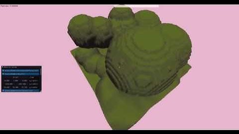 Voxel world generated on GPU - real time editable