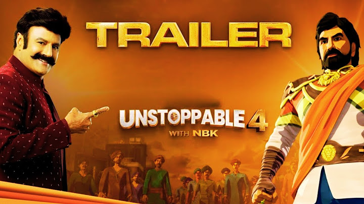 Unstoppable Season 4 Official Trailer | Nandamuri Balakrishna | AhaVideoIN