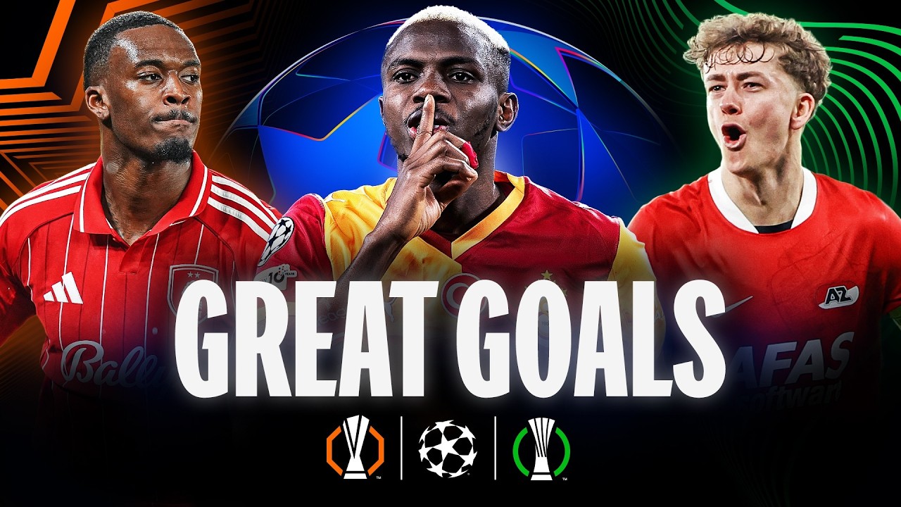 BEST Goals Scored In Europe This Week! | Champions League, Europa League & Conference League
