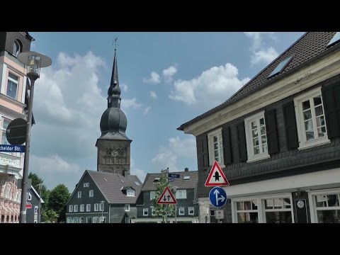 Germany -  hilly area to the East of Cologne - provincial small town Wermelskirchen