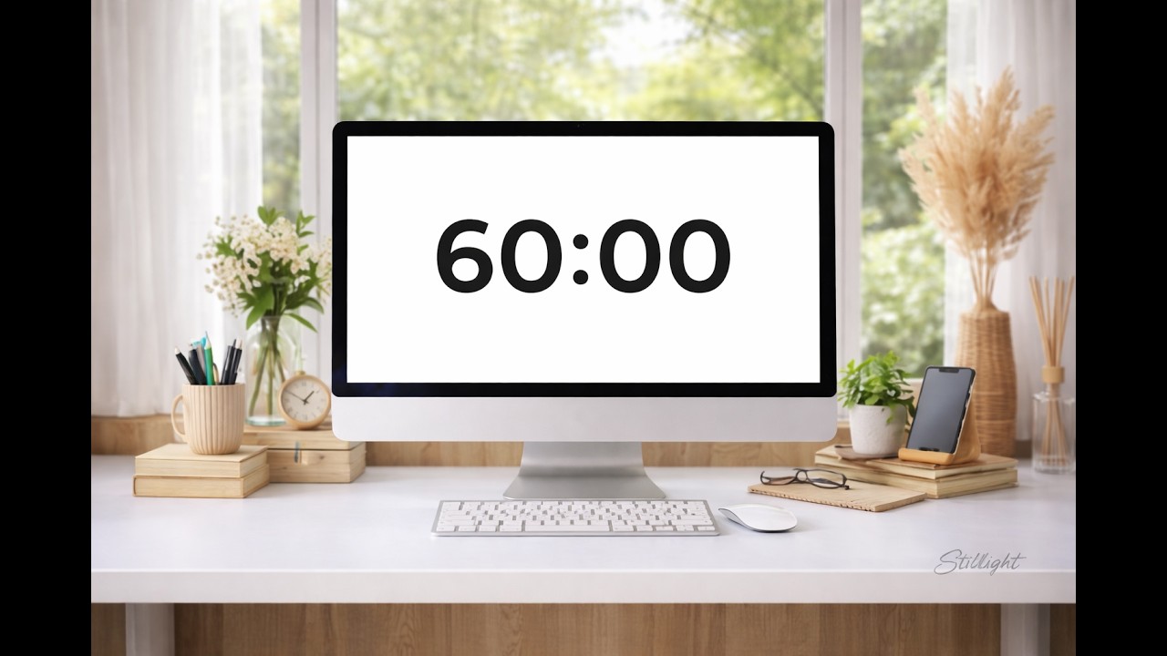 60 Minute Focus Timer - Start your session now.