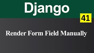 Famous Render Form Fields Manually in Django (Hindi) Wealth