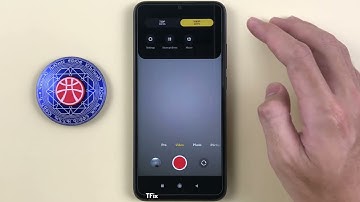 How to turn on/off and change the sound type when taking photos in the camera on Xiaomi Redmi 9C