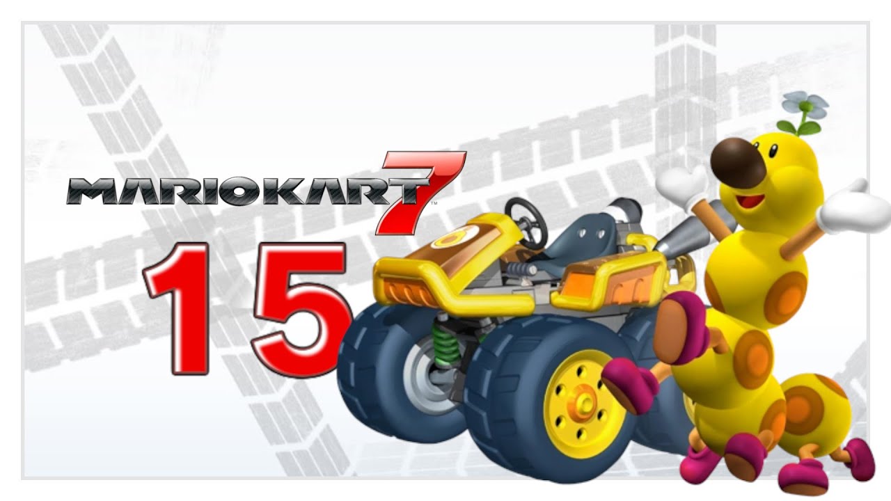 SPIEGELMODUS im BLATT-CUP mit WIGGLER | Mario Kart 7 #15