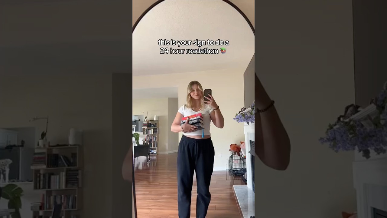 this is your sign to do a 24 hour readathon 📚