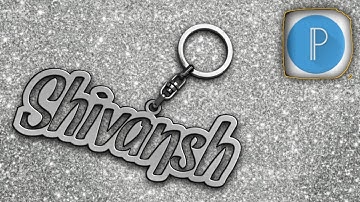 How to create key chain name text pixelLab 2021 【SE】
