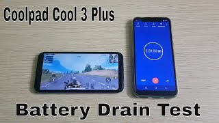 Coolpad Cool 3 Plus Battery Drain Test