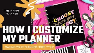 How I Customize My Planner || Frankenplanning || The Happy Planner