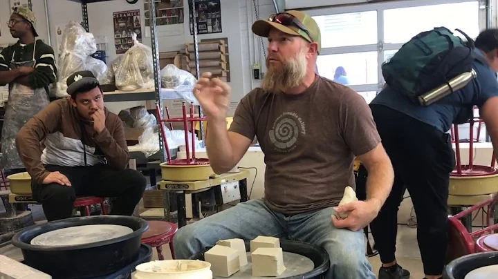 Throwing A Cylinder on the Potters Wheel