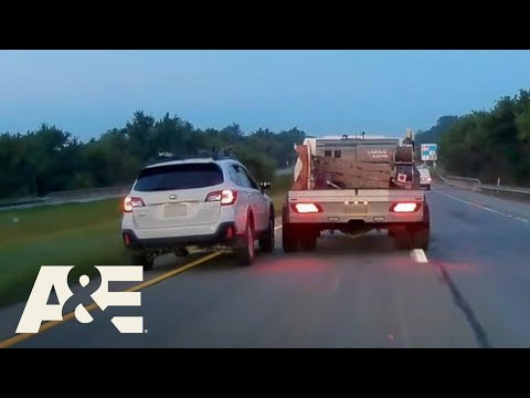CHAOS When Driver Brake Checks Tailgater at Highway Speeds | Road Wars | A&E