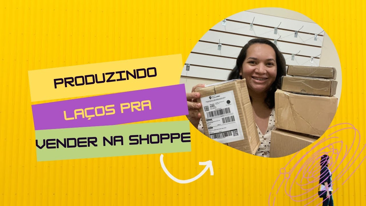 PRODUZINDO LAÇOS PARA VENDER NA SHOPPE!  ROTINA DE UMA LAÇEIRA 