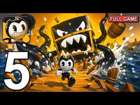 Bendy's Nightmare Run - Gameplay Walkthrough Part 5 - Tutorial Full Game No Deaths (iOS, Android)