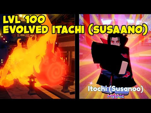 Showcase] MAX LEVEL UNIQUE ITACHI DOES AN INSANE AMOUNT OF BURN[UPD 10.75] Anime  Adventures 