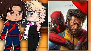 Spider-Verse React To Deadpool 3 Deadpool & Wolverine Gacha React