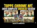 2025 NFL Topps Chrome Checklist Review & Team by team breakdown