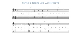 Rhythmic Reading Level Two: Exercise 02
