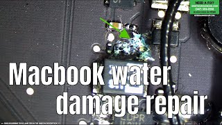 Macbook Air Water Damage Repair