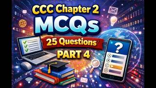 👉 CCC Chapter 2 MCQ Part 4(Q.100-75) || Important Questions with Answers || CCCExam 2026#technova24