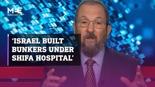 Former Israeli PM Ehud Barak says Israel built bunkers underneath Shifa hospital