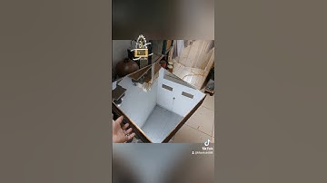 Đèn led gương vô cực làm mặt bàn, khung gỗ Pallet (Led infinity mirror) #woodworking #woodpallet