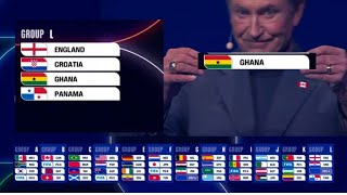 BREAKING🇬🇭! 2026 FIFA WORLD CUP DRAW - GHANA 🇬🇭 VS ENGLAND 🏴󠁧󠁢󠁥󠁮󠁧󠁿 🔥GROUP L + PANAMA 🇵🇦 & CROATIA 🇭🇷