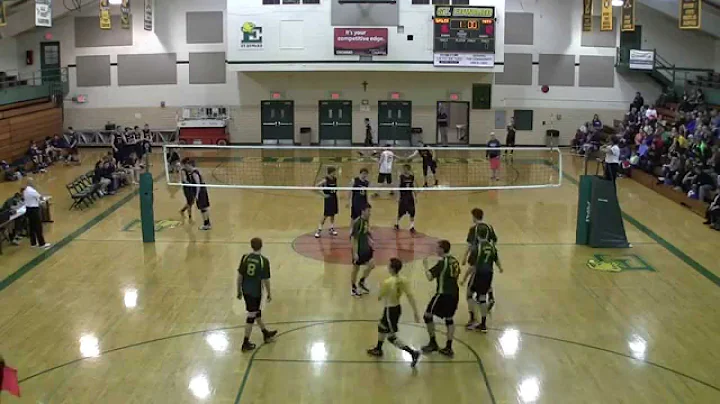 St. Edward vs St Ignatius Volleyball Game 1 2014