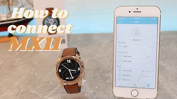 How to connect MX11 to iPhone with H Band IOS App