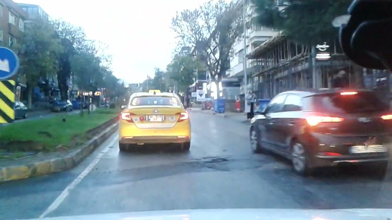 Tepe Nautilus'tan,Acıbadem, Çamlıca Tepesi,Kirazlı Tepe'ye.