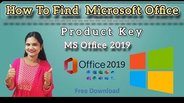 How to find microsoft office product key | MS Office Key Find - Part 2
