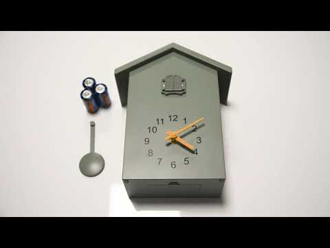 How To Set Up The Modern Designs Cuckoo Clock - YouTube