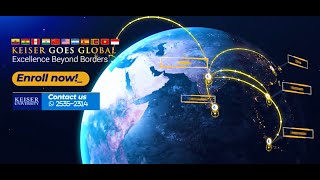 Thumbnail Keiser Goes Global! Excellence beyond borders