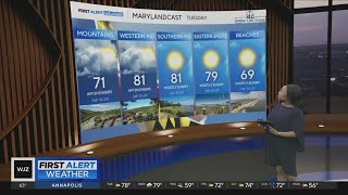 Mostly Sunny And Warm Across Maryland Tuesday