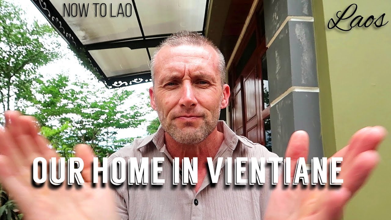 Back in Vientiane Laos. Lao coffee in hand i show you around our house in Vientiane Laos Pii Mai Lao