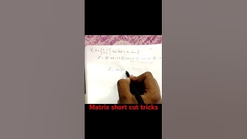 Matrix short cut…cayley hamilton theorm