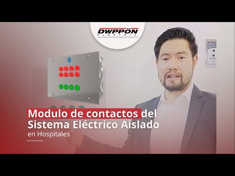 Modulo de contactos del Sistema Eléctrico Aislado en Hospitales