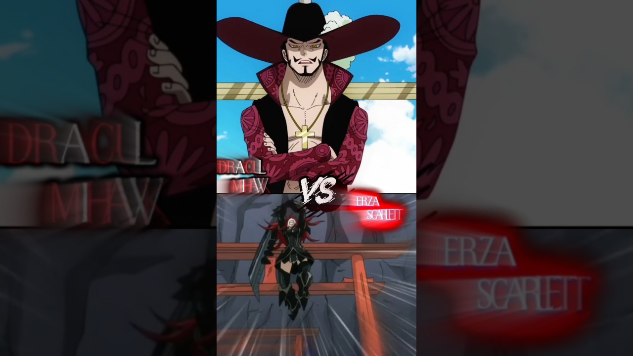 Erza Scarlett vs. Dracul Mihawk