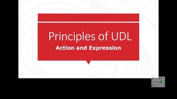 UDL: Action and Expression