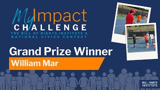MyImpact Challenge Grand Prize Winner Willam Mar | MyImpact Challenge 2025
