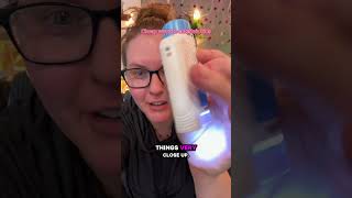 Do you have young kids who love learning and science this portable microscope will allow them to