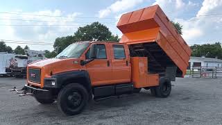 Lewis Motor Company - 2009 GMC C6500 Crew Cab Chipper Dump Body Truck Gas Vortec for sale on eBay!