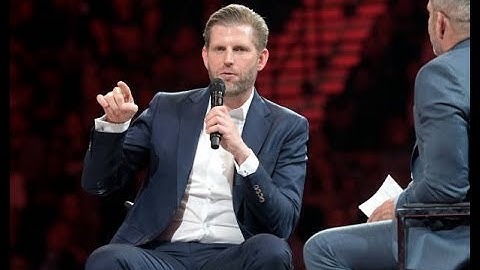 Eric Trump on the Family Launching a Bitcoin Mining Venture With Hut 8