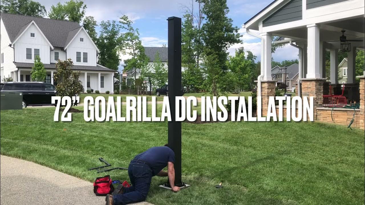 Quality Assembly Solutions installs a 72” Goalrilla DC hoop for a