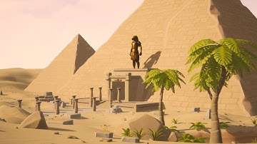 Unreal Engine 5 | Speed Level Design | "Stylized Egyptian Pyramids"