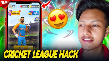 CRICKET LEAGUE NEW UPDATE HACK🏏🤑|MOD VERSION😇|EVERYTHING IS UNLIMTED🤧